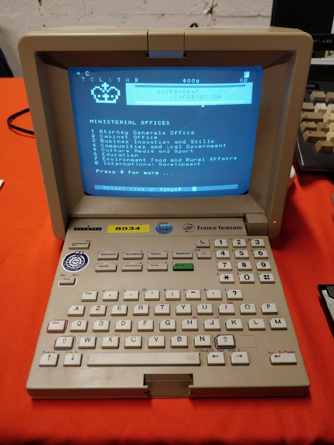 Minitel device